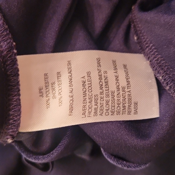 French Toast Navy Uniform Skirt With Shorts Underneath Size 8 Adjustable Waist - Picture 5 of 5